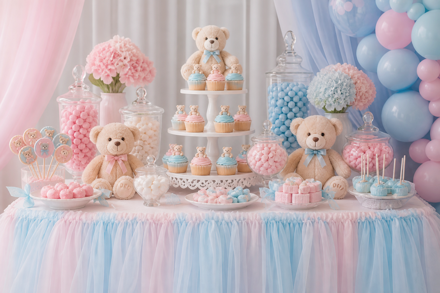 Paquete Dulce Encanto — baby shower y revelación